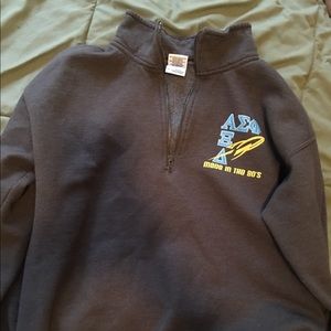 Retro Themed Alpha Xi Delta/Alpha Sig Quarter Zip